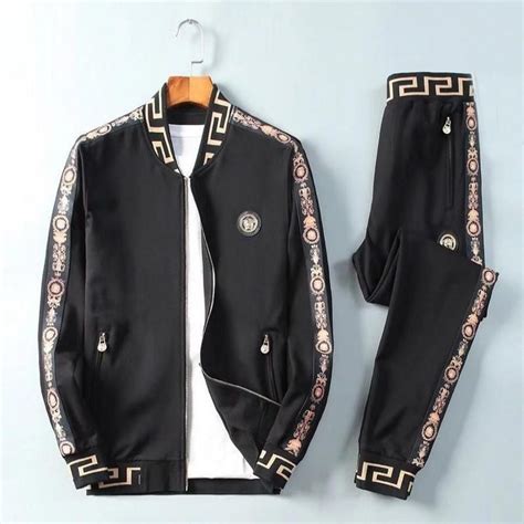 versace collection tracksuit|versace tracksuit for men.